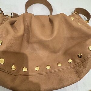 Hammitt Tan Leather Bag with Gold Details
